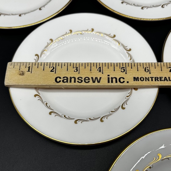 Royal Doulton Rondo 6 1/2" Bread Butter Plates(Set of 6) Bone China England - Picture 4 of 5